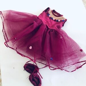 Prima Coppelia Ballerina 1999 American Girl doll clothing ballet dress & shoes